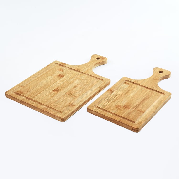 Vamos Istana Set of 2 Bamboo Serving Platters