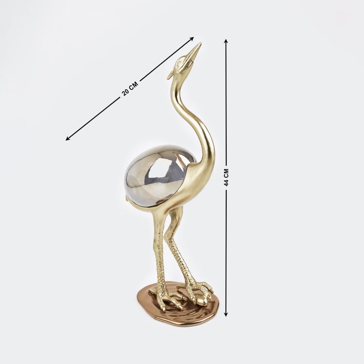 Eternity Vivere Aluminium Heron Figurine