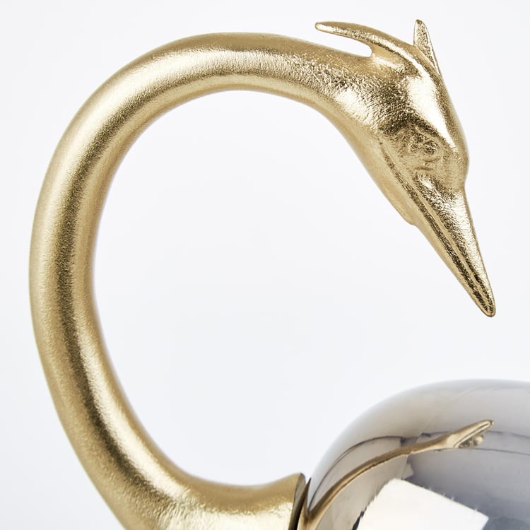 Eternity Vivere Metal & Glass Heron Figurine