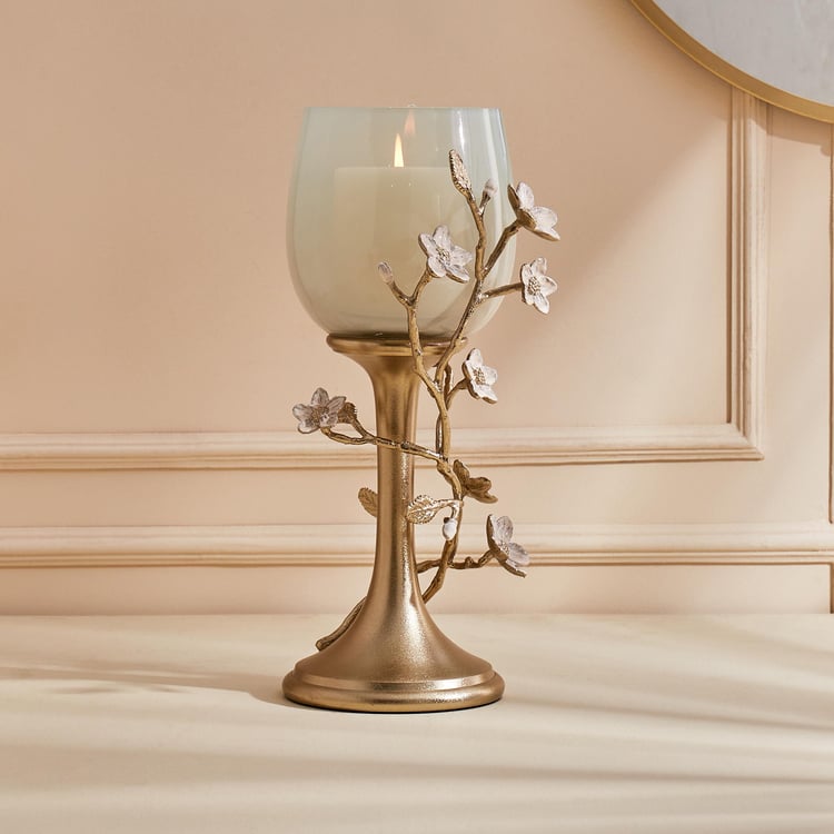 Eternity Vivere Glass Floral Candle Holder