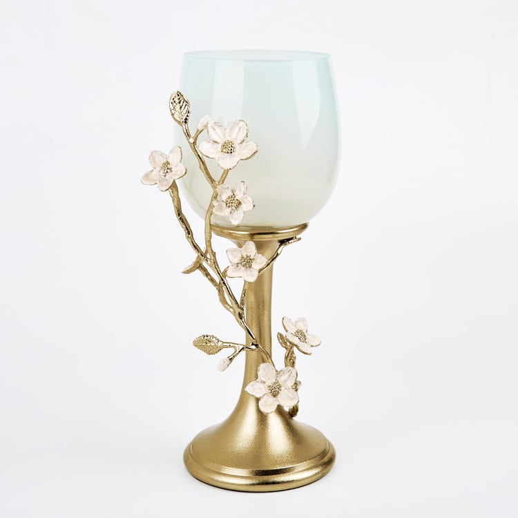 Eternity Vivere Glass Floral Candle Holder