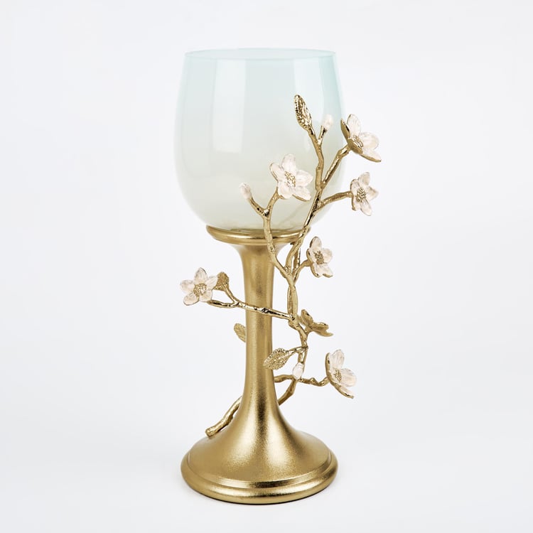 Eternity Vivere Glass Floral Candle Holder