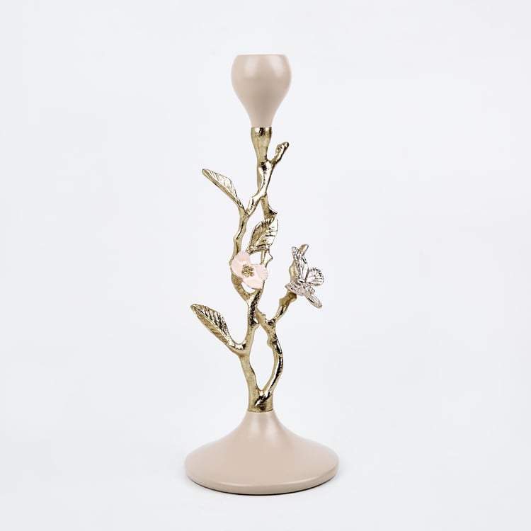 Eternity Vivere Brass Taper Candle Holder