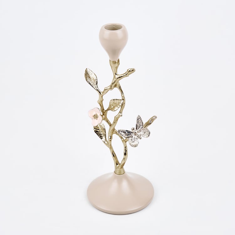 Eternity Vivere Brass Taper Candle Holder