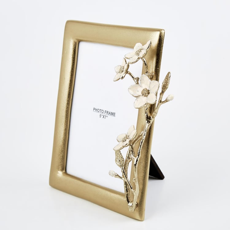 Eternity Vivere Aluminium Floral Photo Frame - 22x17cm