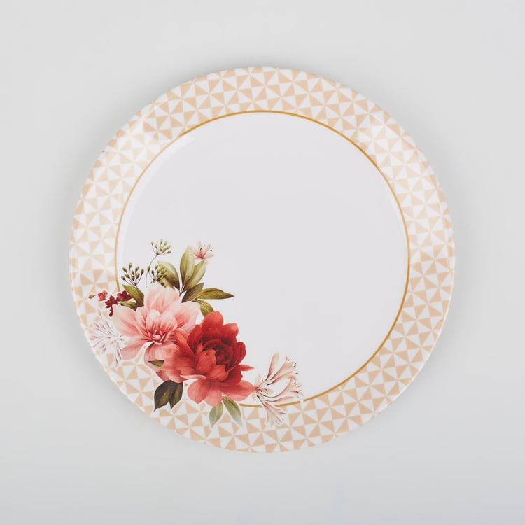 Corsica Azalea Set of 4 Melamine Side Plates - 19cm