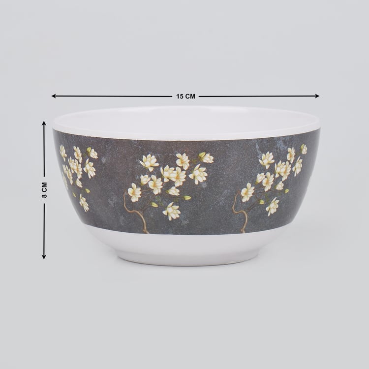 Corsica Set of 4 Melamine Printed Cereal Bowl - 750ml