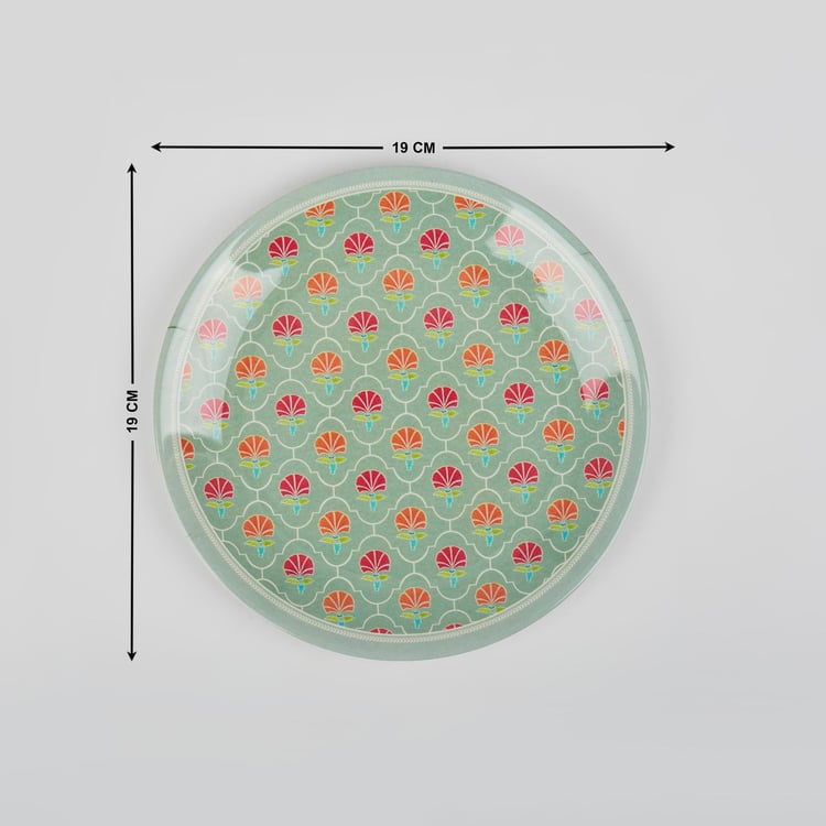 Corsica Azalea Set of 4 Melamine Side Plates - 19cm