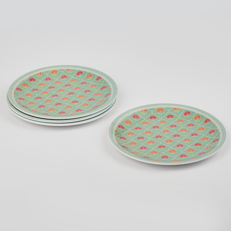 Corsica Azalea Set of 4 Melamine Side Plates - 19cm