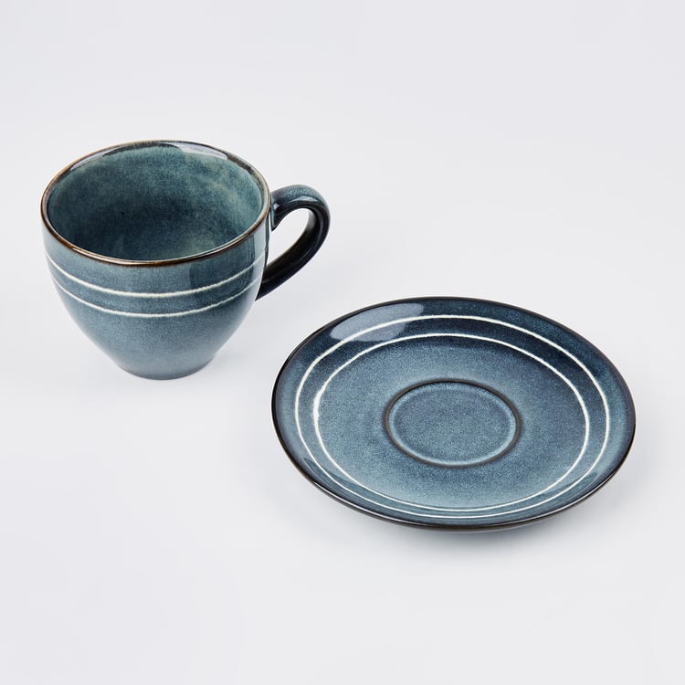 Cerradura Stoneware Cup and Saucer - 190ml