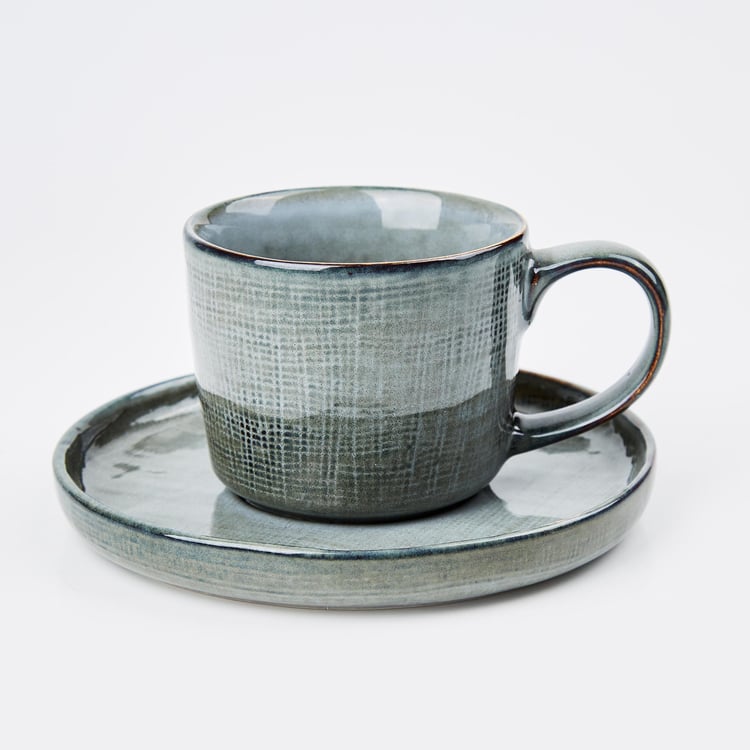 Cerradura Stoneware Cup and Saucer - 190ml