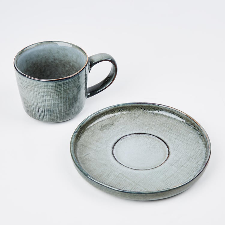 Cerradura Stoneware Cup and Saucer - 190ml