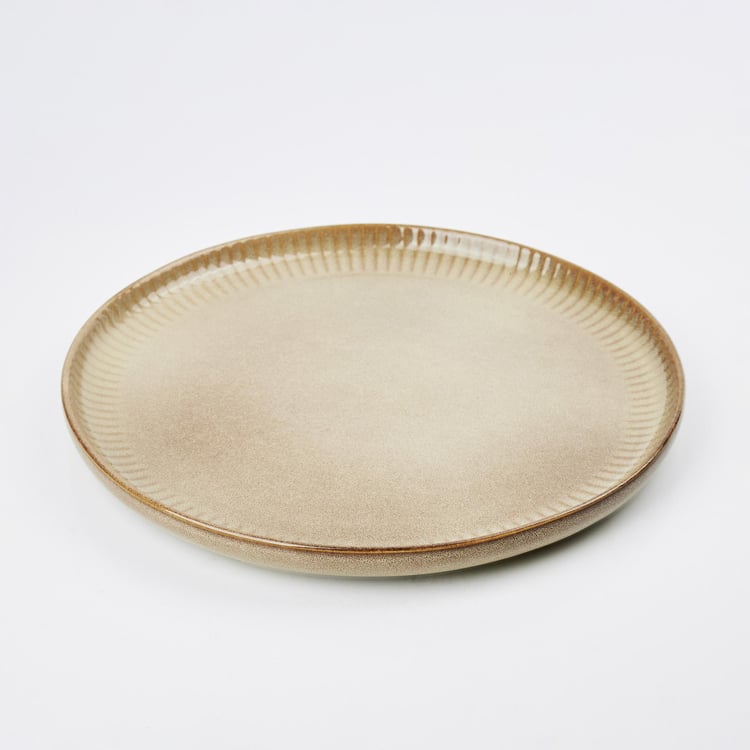 Cerradura Sombre Stoneware Dinner Plate - 24cm