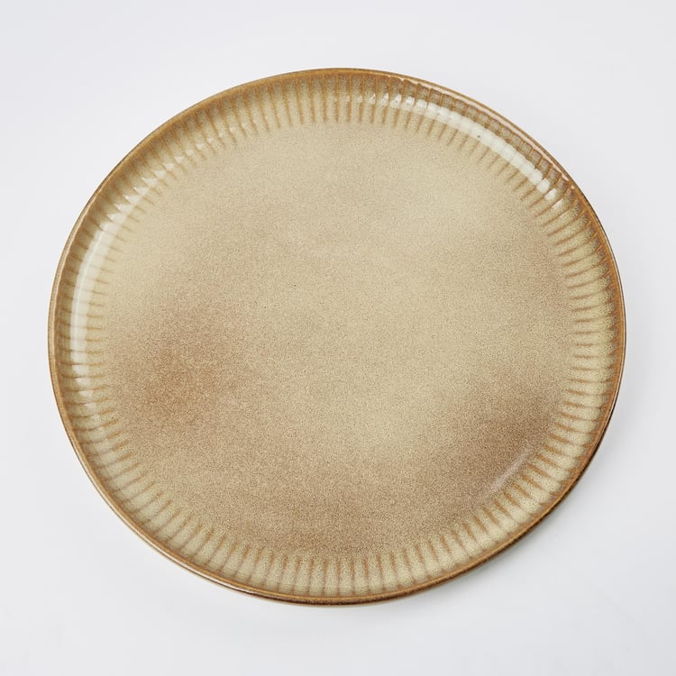 Cerradura Sombre Stoneware Dinner Plate - 24cm