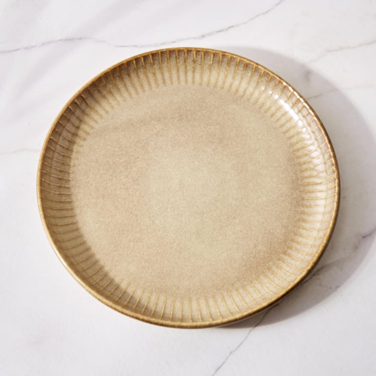 Cerradura Sombre Stoneware Side Plate - 21cm