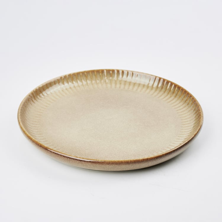 Cerradura Sombre Stoneware Side Plate - 21cm