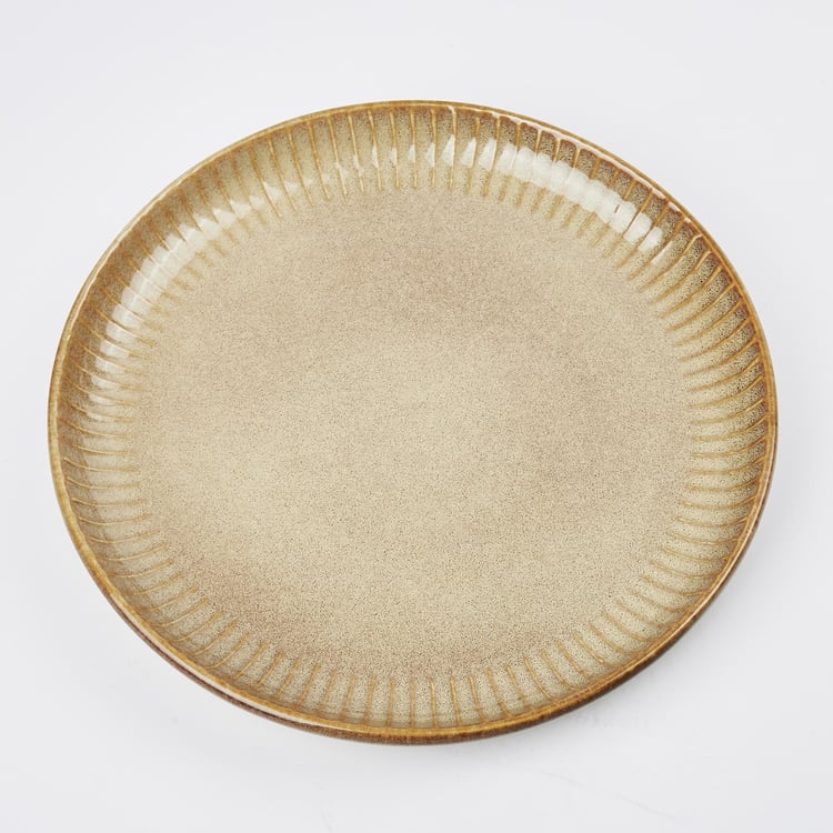 Cerradura Sombre Stoneware Side Plate - 21cm