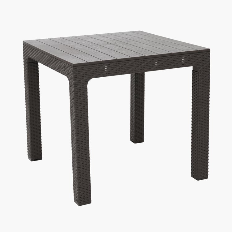 Helios Osaka Polypropylene Outdoor Table - Brown