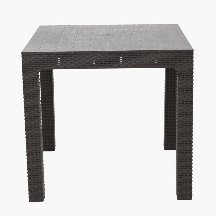 Helios Osaka Polypropylene Outdoor Table - Brown