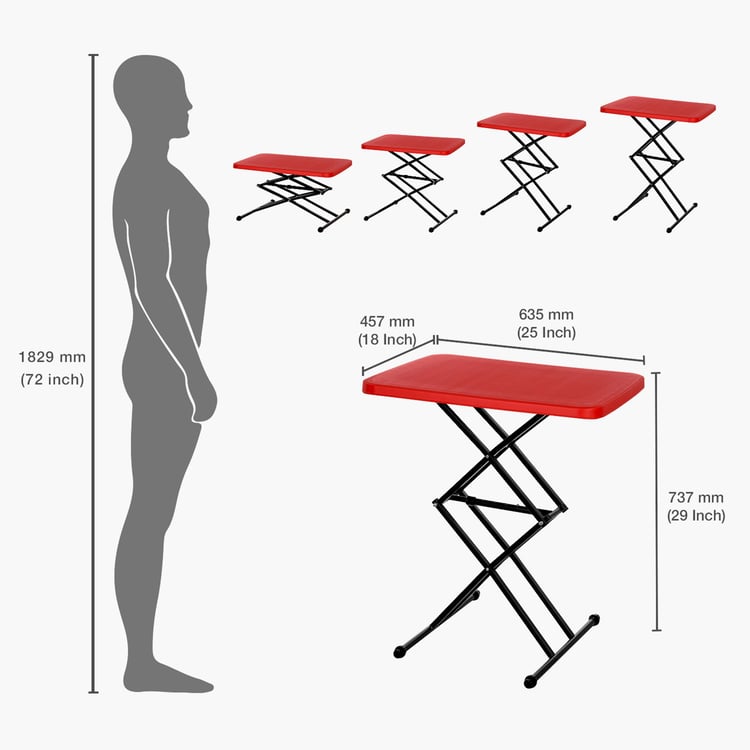 Helios Stark Polypropylene Adjustable Table