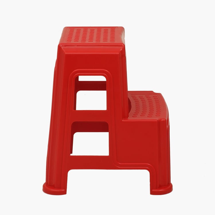 Helios Scott Polypropylene Step Stool - Red