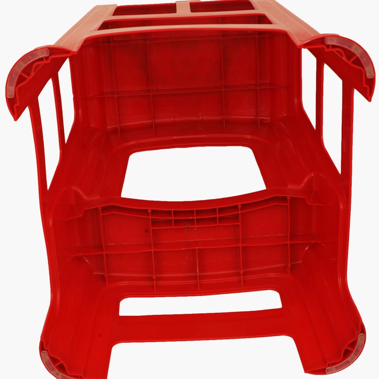 Helios Scott Polypropylene Step Stool - Red