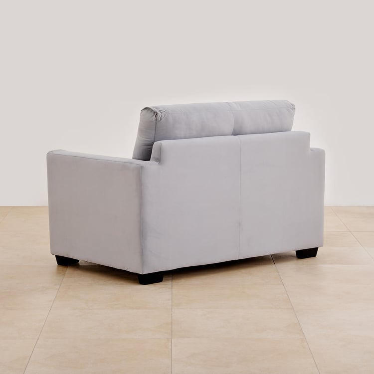 Buy Ellora Fabric 2-Seater Sofa - Grey from Home Centre at just