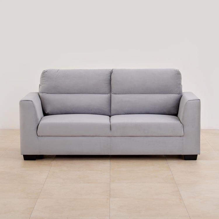 Ellora Fabric 3-Seater Sofa - Grey