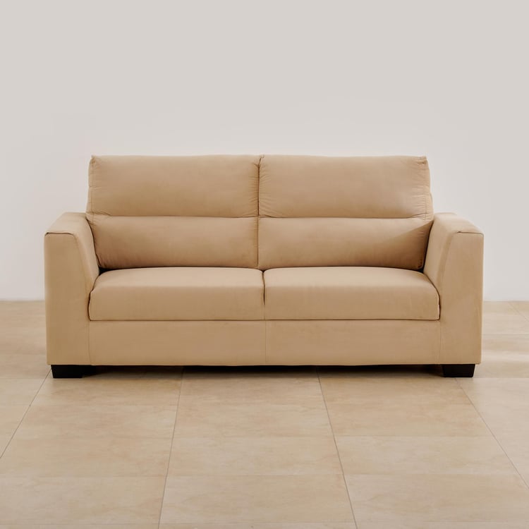 Ellora Fabric 3-Seater Sofa - Beige
