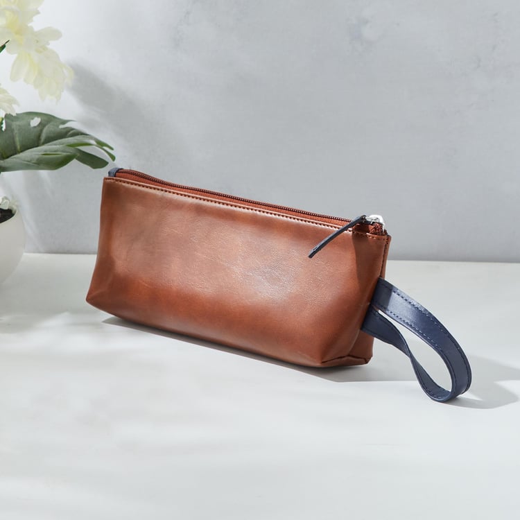 Orion Faux Leather Vault Pouch