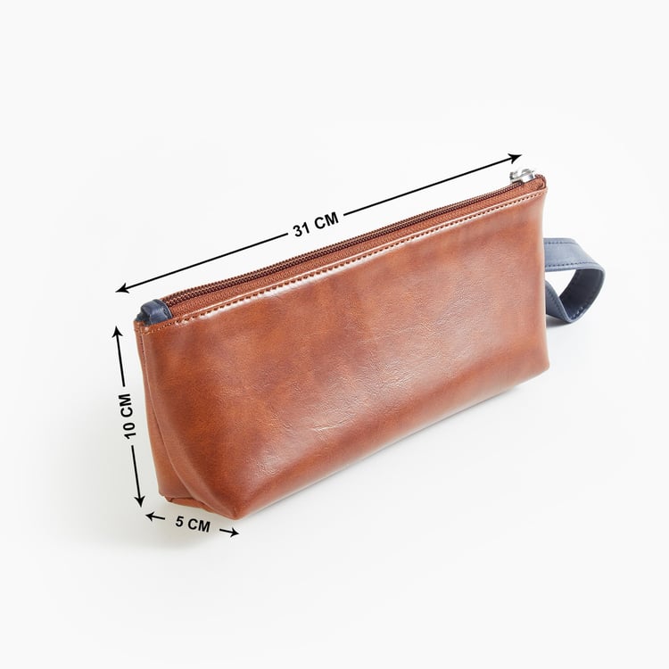 Orion Faux Leather Vault Pouch