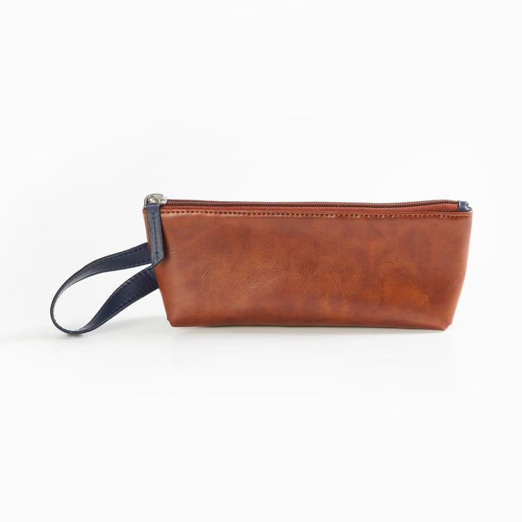 Orion Faux Leather Vault Pouch