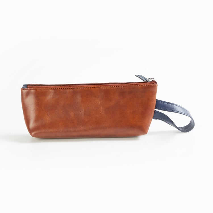 Orion Faux Leather Vault Pouch