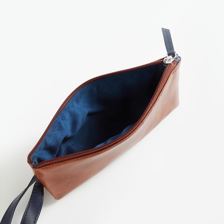 Orion Faux Leather Vault Pouch