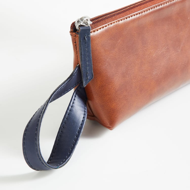 Orion Faux Leather Vault Pouch