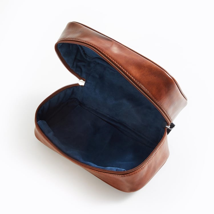 Orion Faux Leather Voyager Dopp Kit