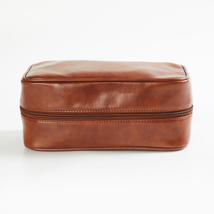 Orion Faux Leather Voyager Dopp Kit