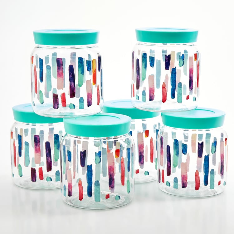 Corsica Set of 6 Storage Jars - 900ml