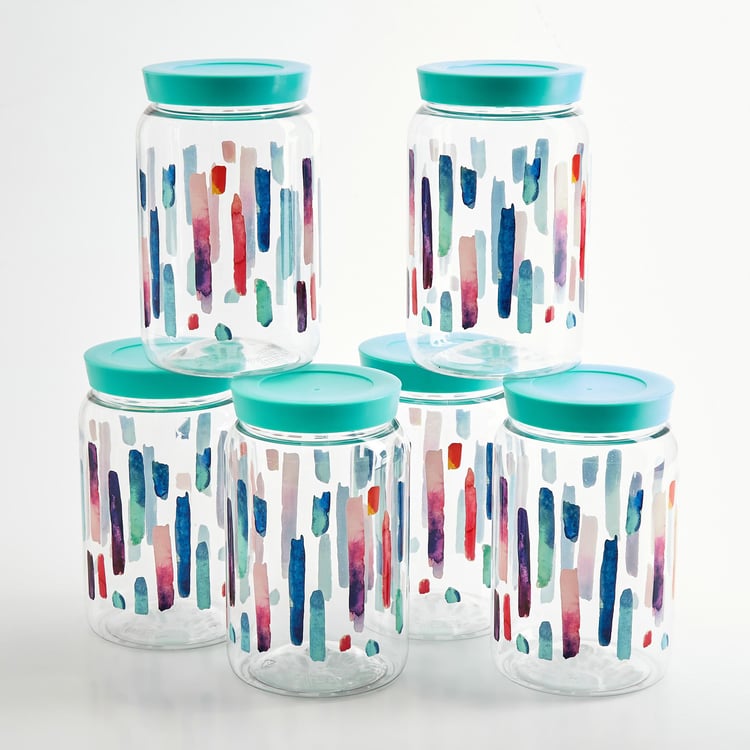 Corsica Set of 6 Storage Jars - 1.4L