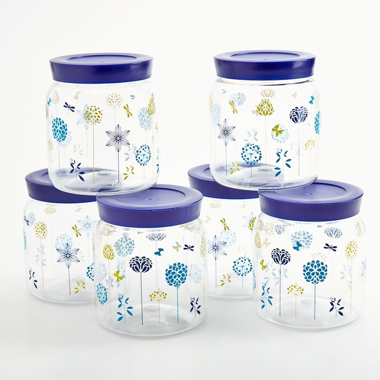 Corsica Set of 6 Storage Jars - 900ml