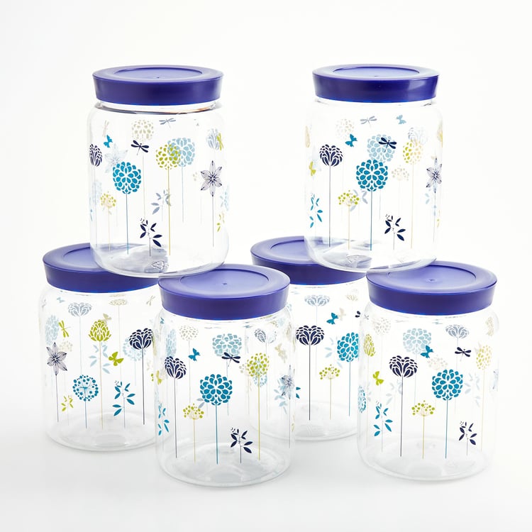 Corsica Set of 6 Storage Jars - 1.1L