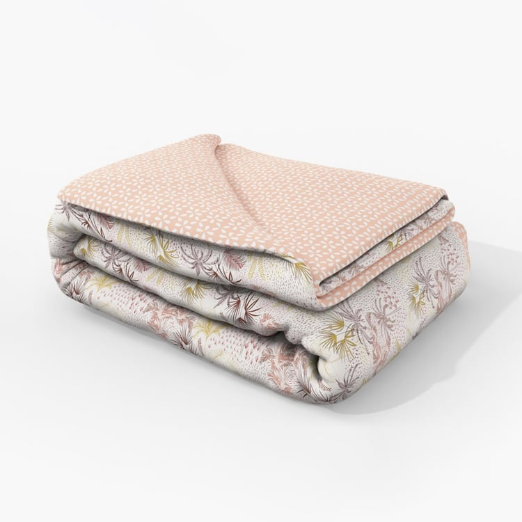 BICHAUNA Amelia Cotton 4Pcs Printed Double Bed-In-A-Bag Set