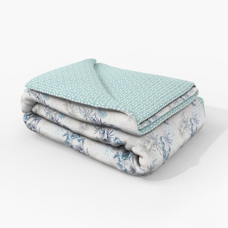BICHAUNA Amelia Cotton 4Pcs Printed Double Bed-In-A-Bag Set