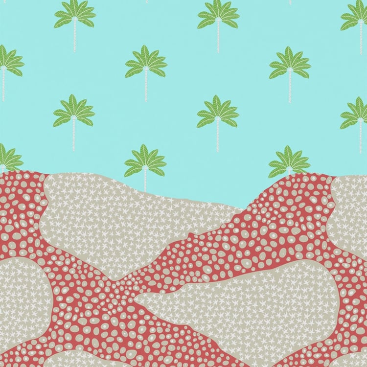 BICHAUNA Amelia Cotton 4Pcs Printed Double Bed-In-A-Bag Set