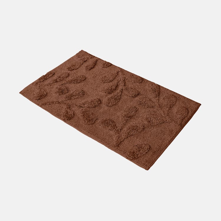 PORTICO Luxuria Cotton Tufted Bath Mat - 80x50cm