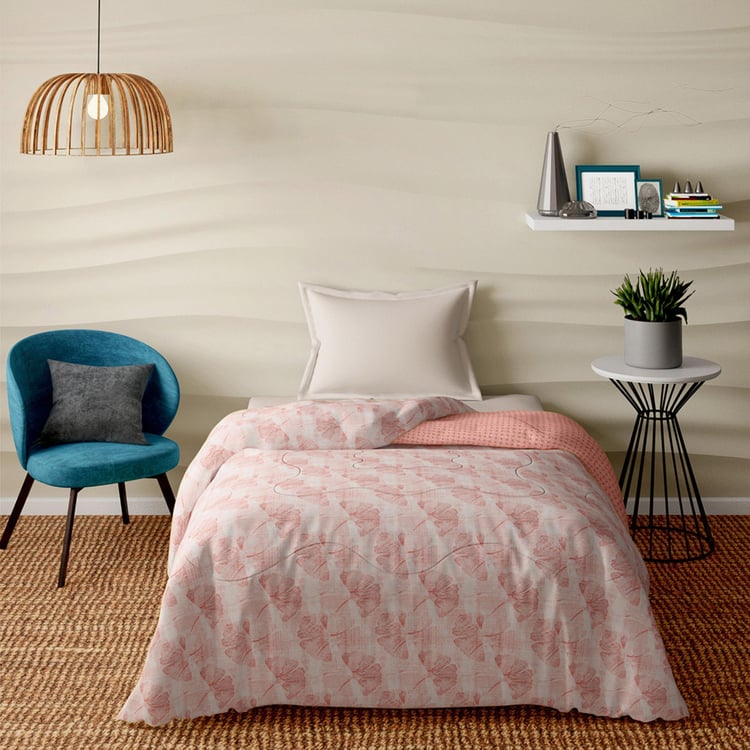 PORTICO Melange Cotton Printed Single Duvet Cover