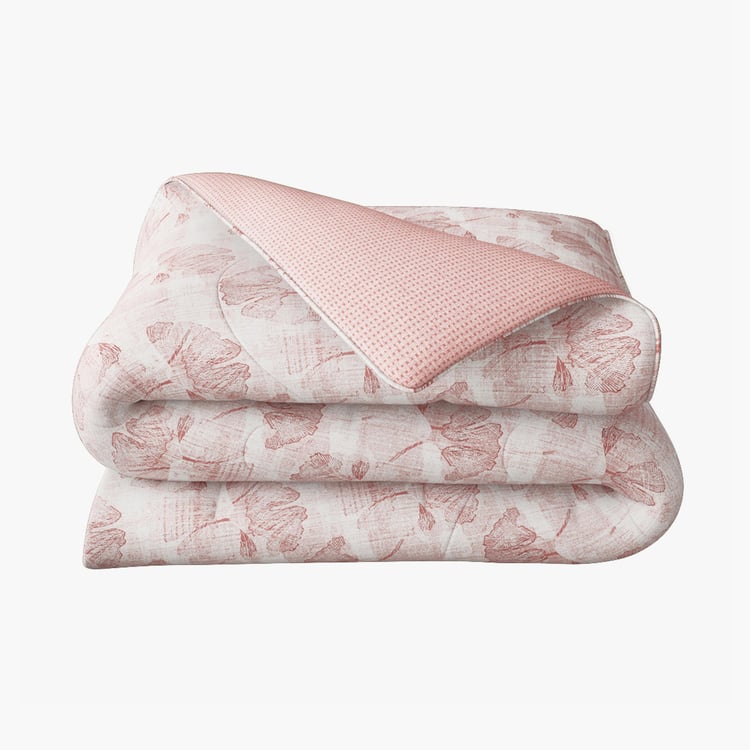 PORTICO Melange Cotton Printed Single Duvet Cover