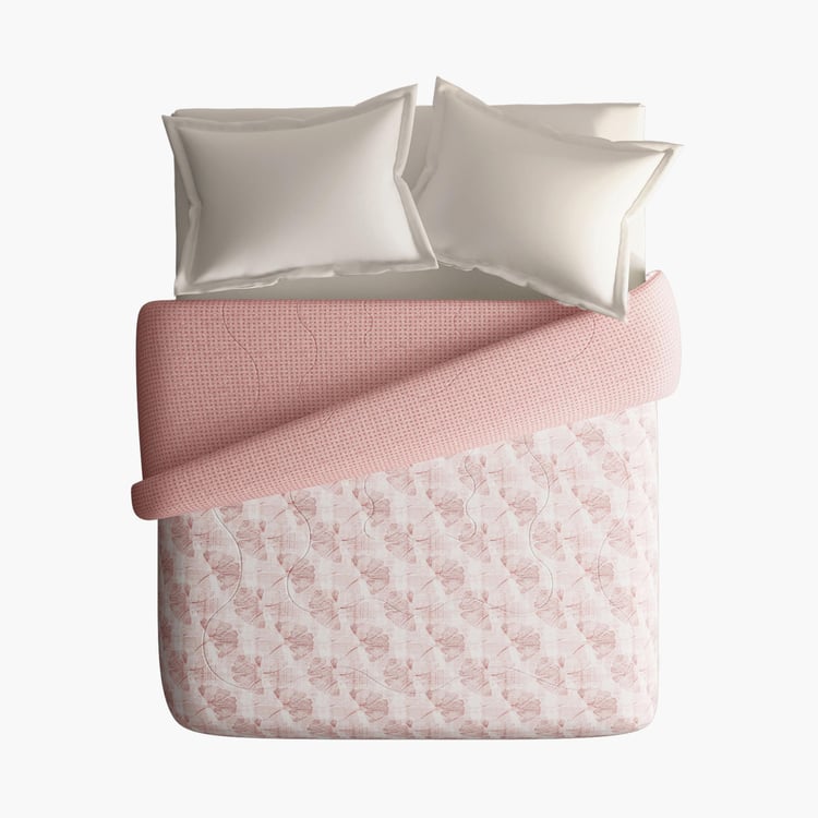 PORTICO Melange Cotton Printed Double Duvet Cover