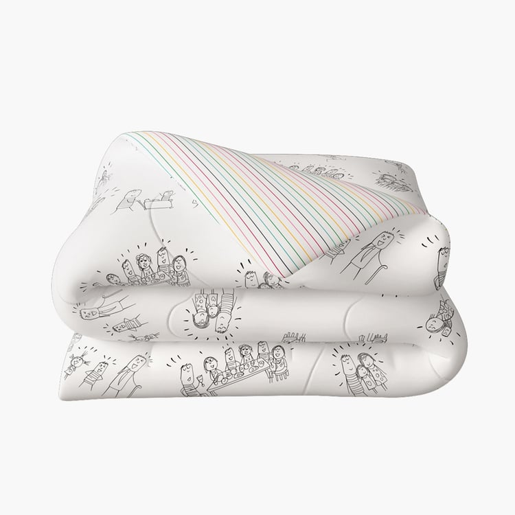 PORTICO Happiness Is Cotton Printed Single Comforter