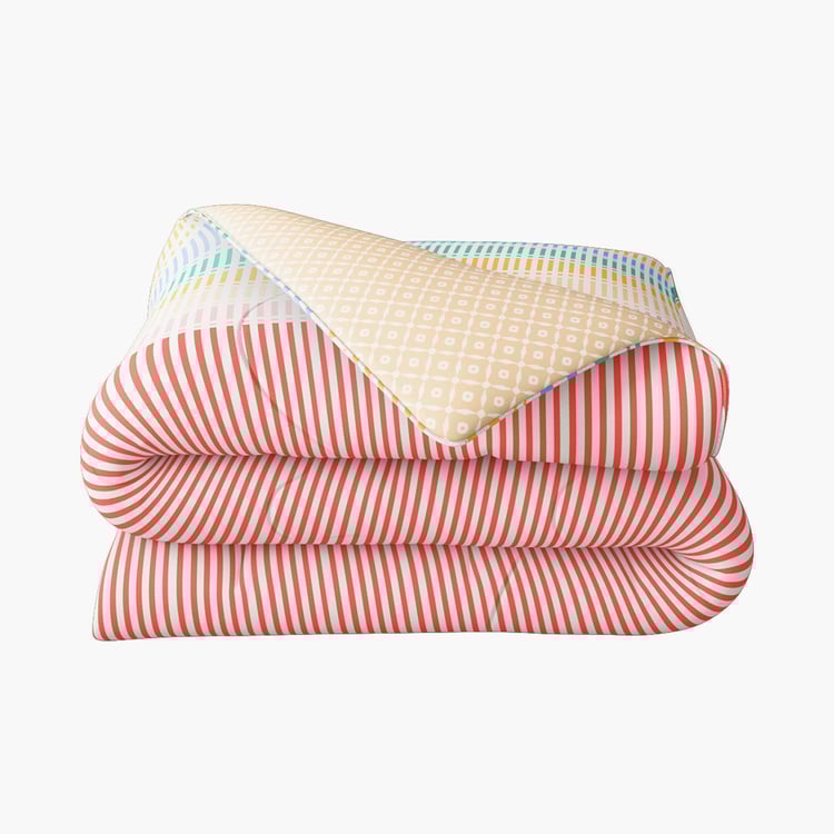 POTICO Cadence Cotton 4Pcs Printed Double Bed-In-A-Bag Set